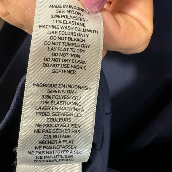 XL Rhône tee shirt casual and workout athletic shirt in navy blue - Picture 5 of 11